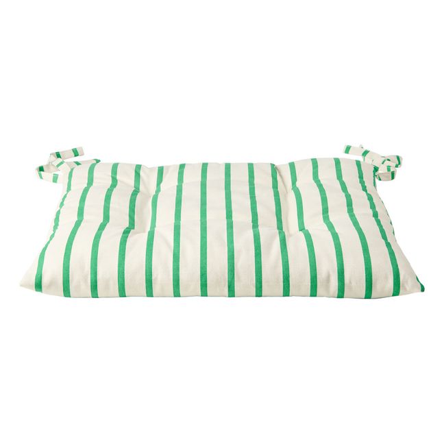 Cojín para silla de algodón Franca | Verde