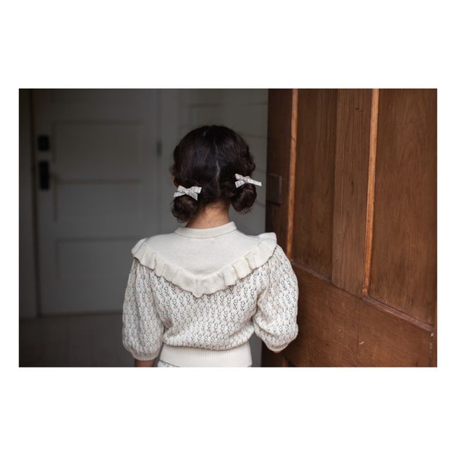 Pull Coton Pima Bio Ajouré Nancy | Ecru