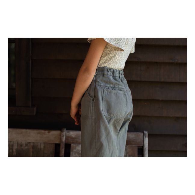 Nova Cotton & Linen Pants | Verde Kaki