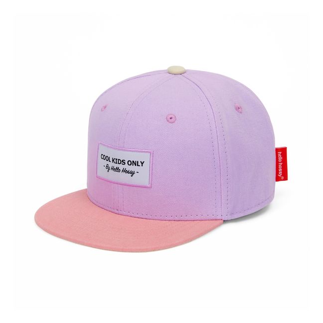 Casquette Visière Plate Unie | Lilas