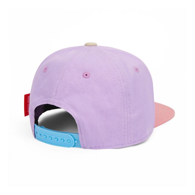 Casquette Visière Plate Unie | Lilas
