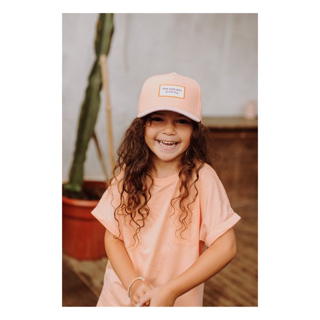 Casquette Visière Courbée Unie | Corail