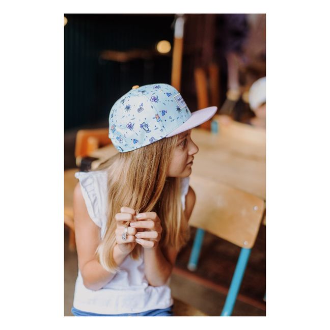 Casquette Visière Plate | Bleu Vert