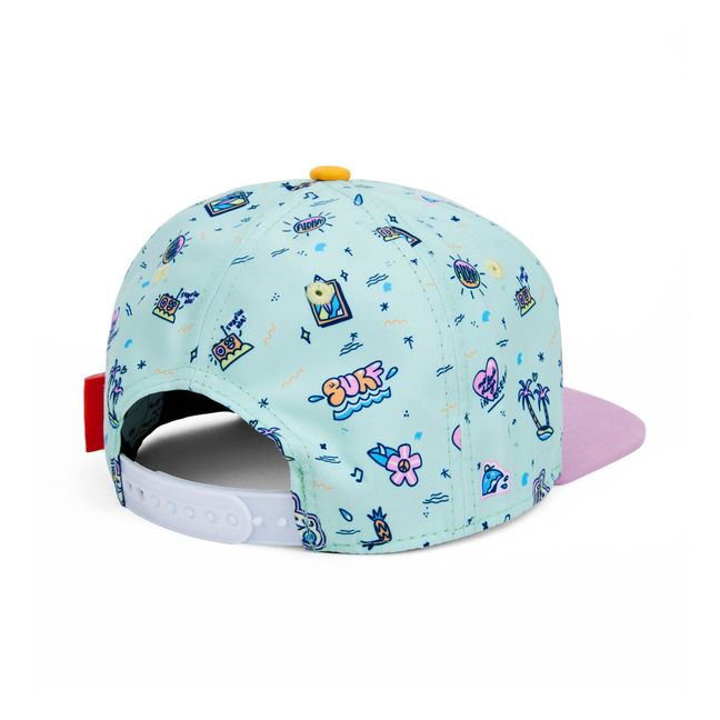 Casquette Visière Plate | Bleu Vert