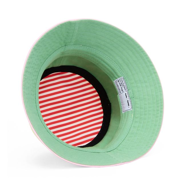Colorblock Bucket Hat | Blasses Gelb