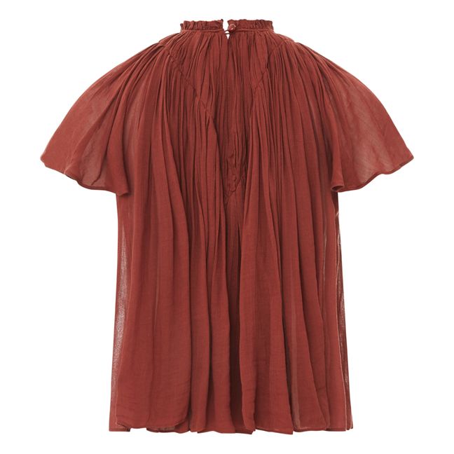 Wave Blouse | Terracotta