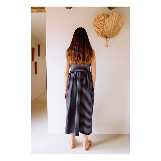 Robe Lipp Rayures | Bleu marine