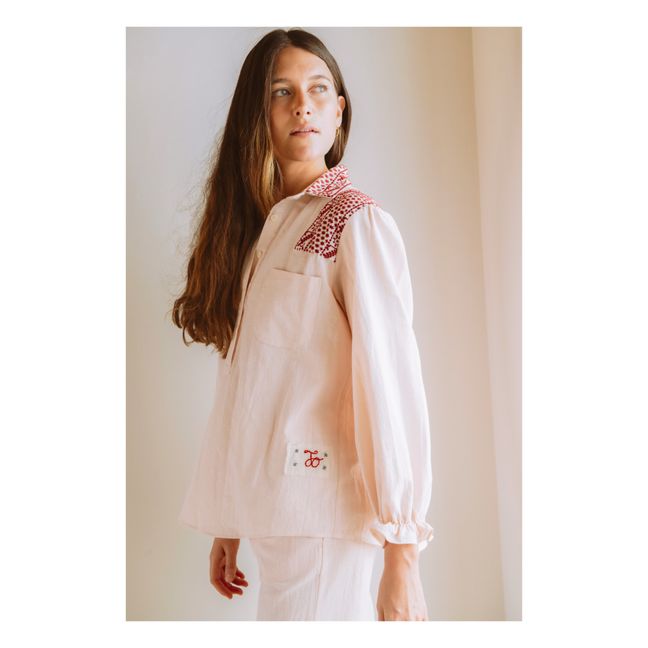 Chemise Empiècement Costes | Rose pâle