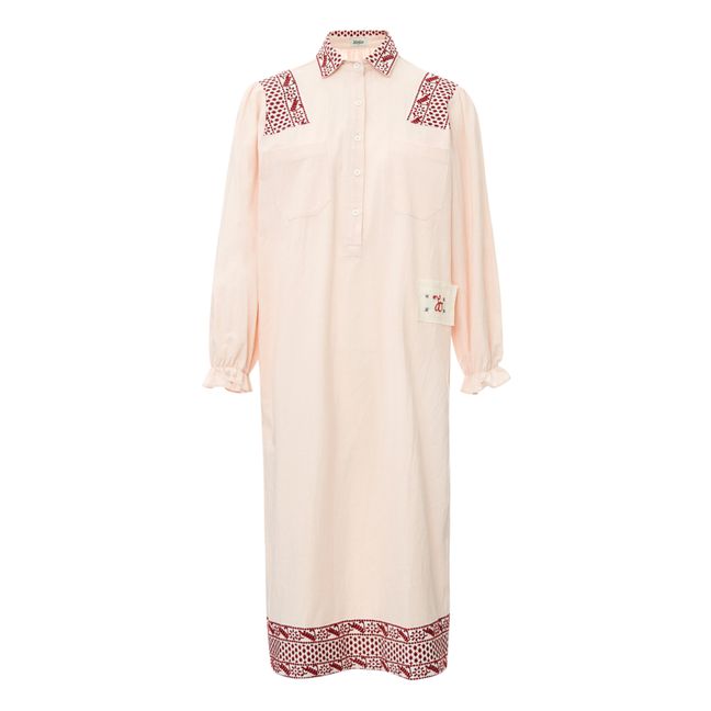 Costes Trim Detail Dress | Pale pink