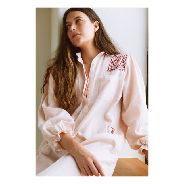 Costes Trim Detail Dress | Pale pink