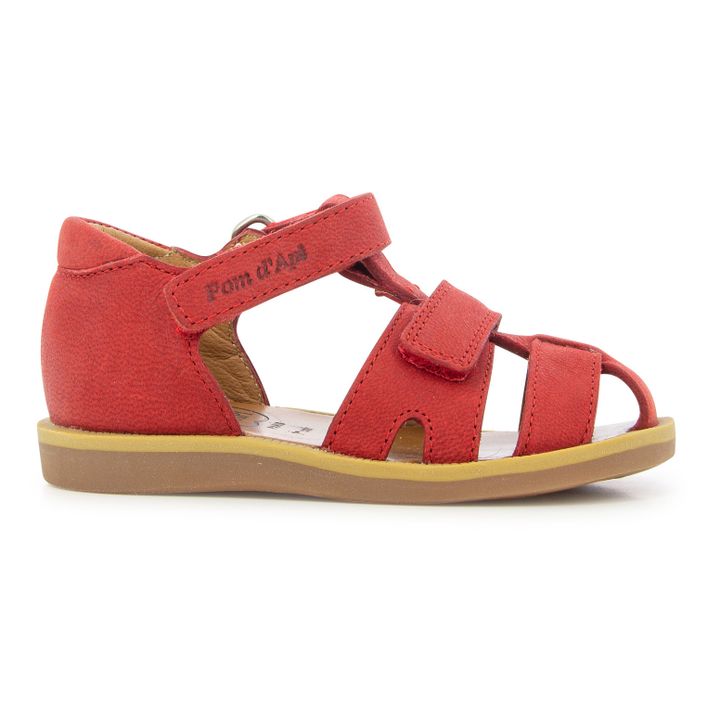Poppy Boy Strap Sandals | Rosso- Immagine del prodotto n°0