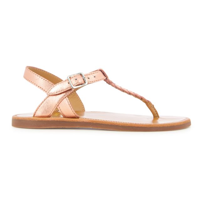 Plagette Antic Thong Sandals | Kupferrot