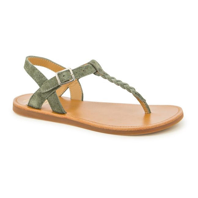 Plagette Antic Thong Sandals | Grün-grau
