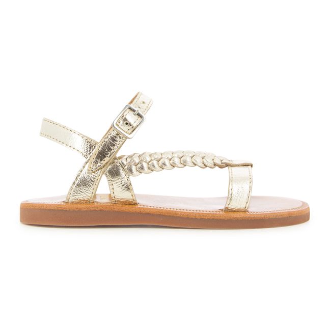 Plagette Antik Sandals | Silber