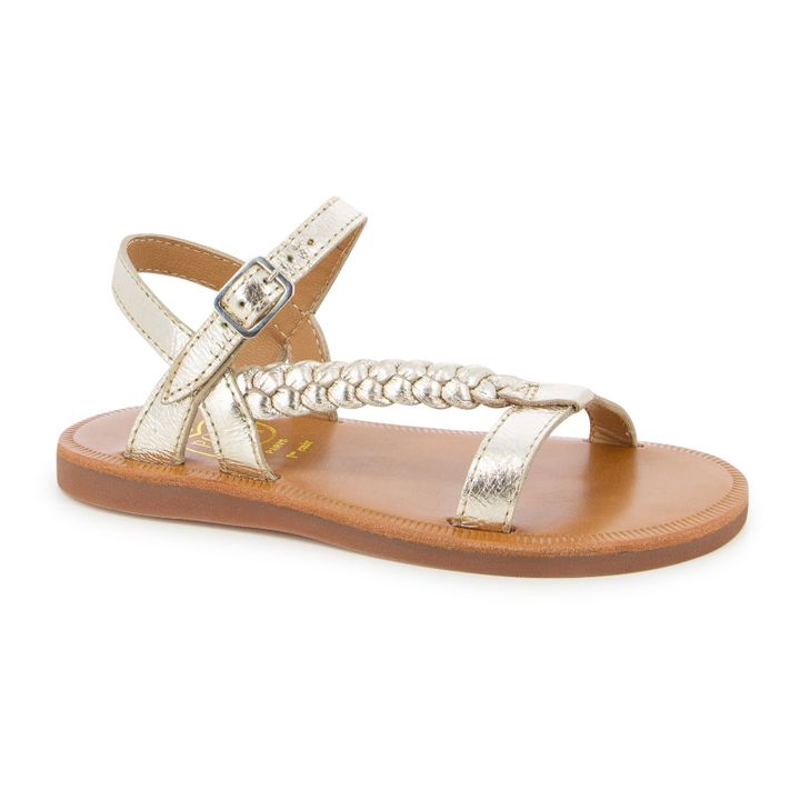 Plagette Antik Sandals | Silber- Produktbild Nr. 1
