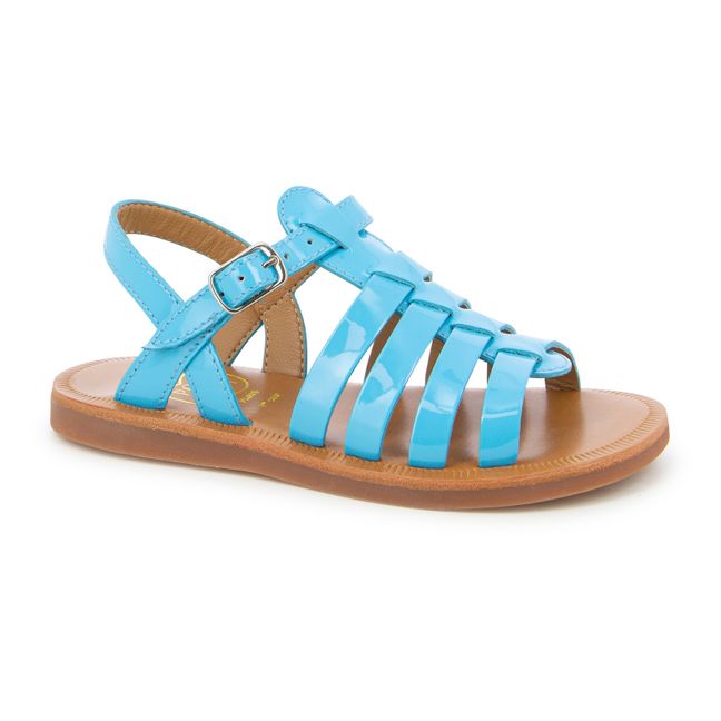 Sandalen Plagette Strap | Blau