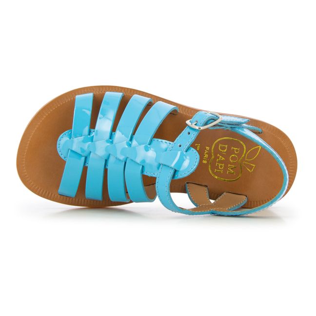 Sandalen Plagette Strap | Blau