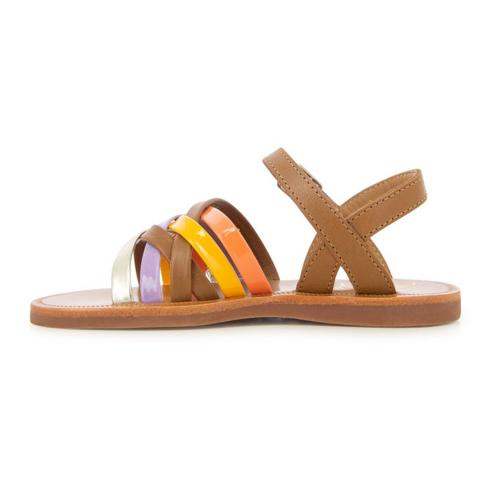 Lux Plagette Sandals | Camel- Product image n°3