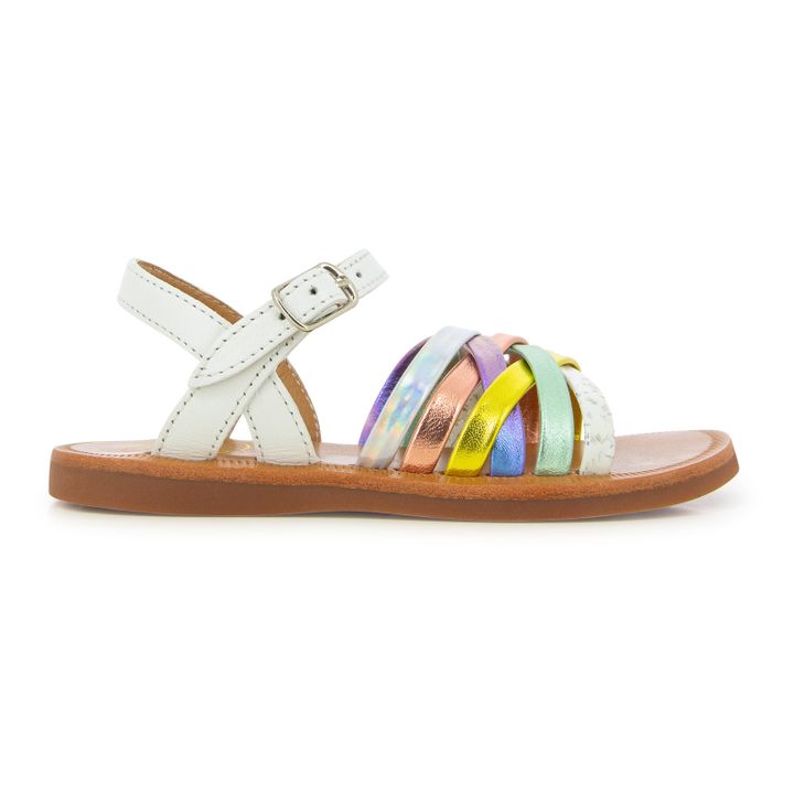 Sandalen Plagette Lux | Weiß- Produktbild Nr. 0