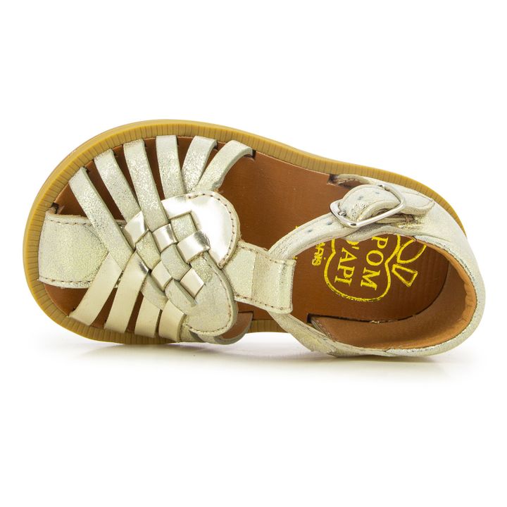 Poppy Love Sandals | Dorado- Imagen del producto n°3