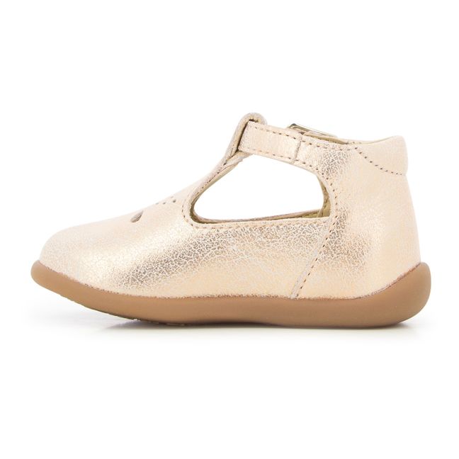 Stand Up Mary Janes | Pink Gold