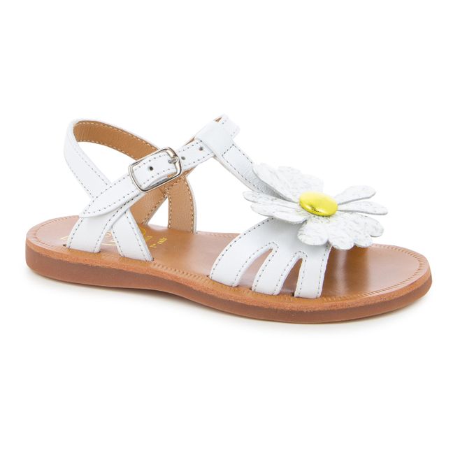 Big Flo Plagette Sandals | Blanco