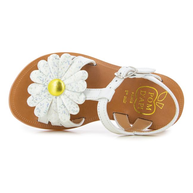Sandales Plagette Big Flo | Blanc