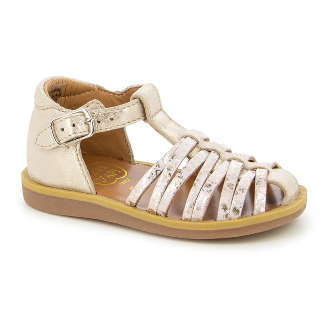 Royal Poppy Sandals | Oro rosa