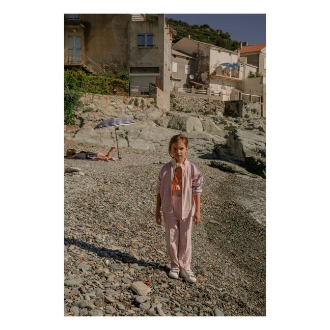 Benjamin Organic Cotton Terry Jacket | Blassrosa