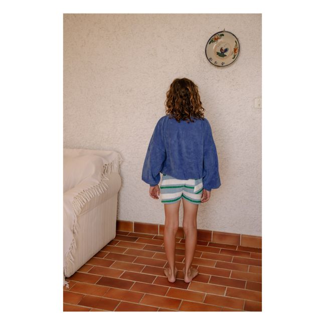 Short Liam Eponge Coton Bio | Bleu ciel