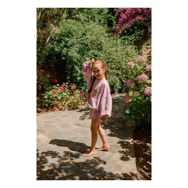 Tony Organic Cotton Flannel Sweatshirt | Rosa