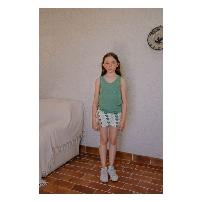 Marcel Organic Cotton Tank Top | Verde Abeto