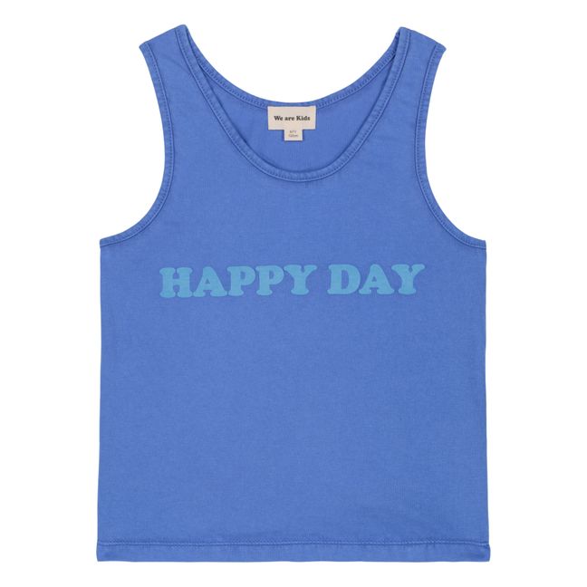 Marcel Organic Cotton Tank Top | Azul Rey