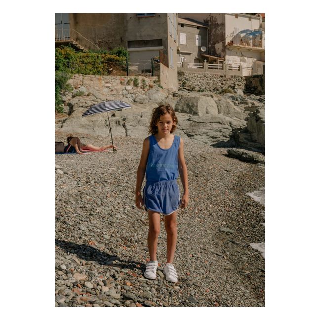 Marcel Organic Cotton Tank Top | Azul Rey