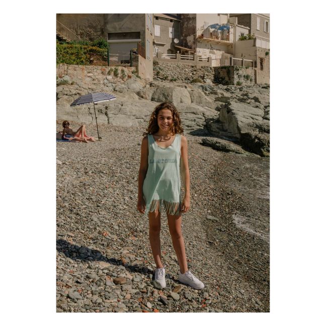 Liv Organic Cotton Tank Top | Verde agua