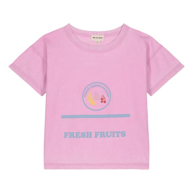 Dylan Organic Cotton T-shirt | Rosa