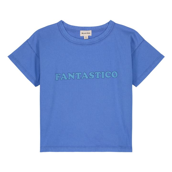 Dylan Organic Cotton T-shirt | Azul Rey- Imagen del producto n°0