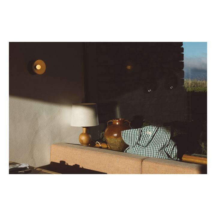 Gingham Weekend Bag | Verde esmeralda- Imagen del producto n°6
