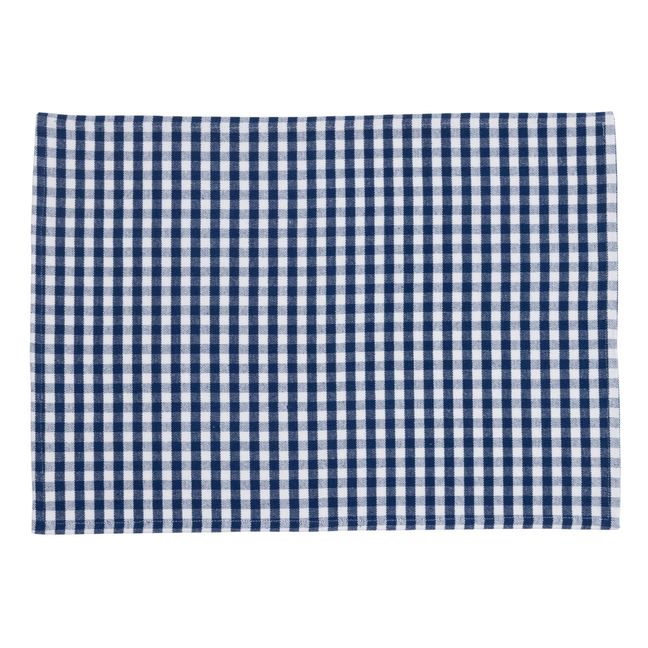 Gingham Placemat | Blu  indaco