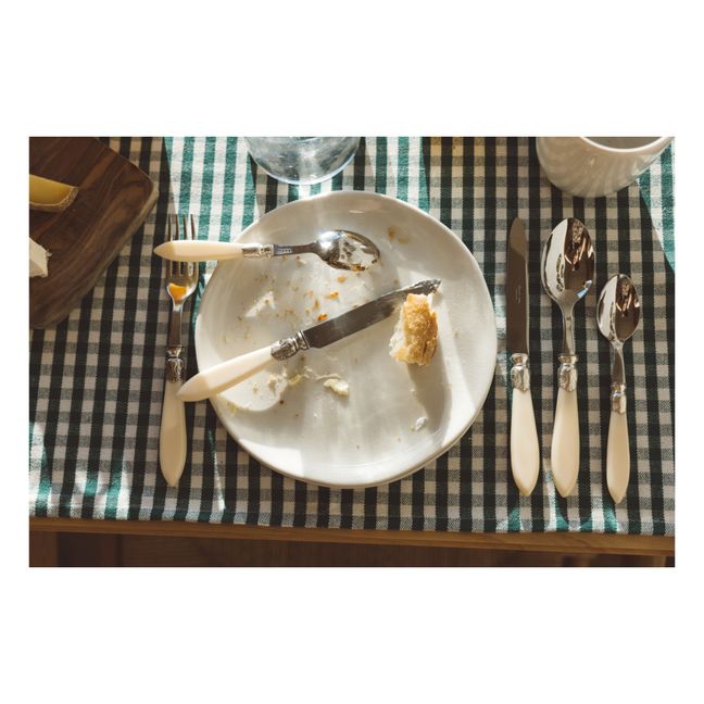 Gingham Placemat | Emerald green