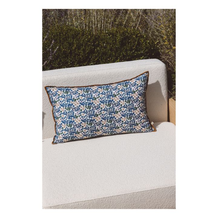 Caracas Washed Linen Cushion | Azurblau- Produktbild Nr. 1