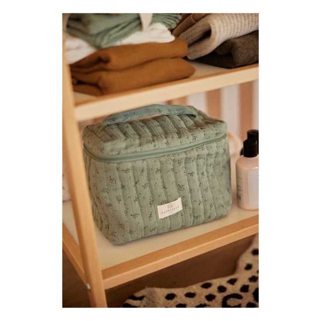 Vanity en gaze de coton Etincelle | Eucalyptus
