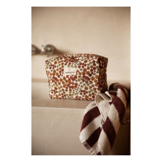 Trousse de toilette imprimé Flower | Palisander