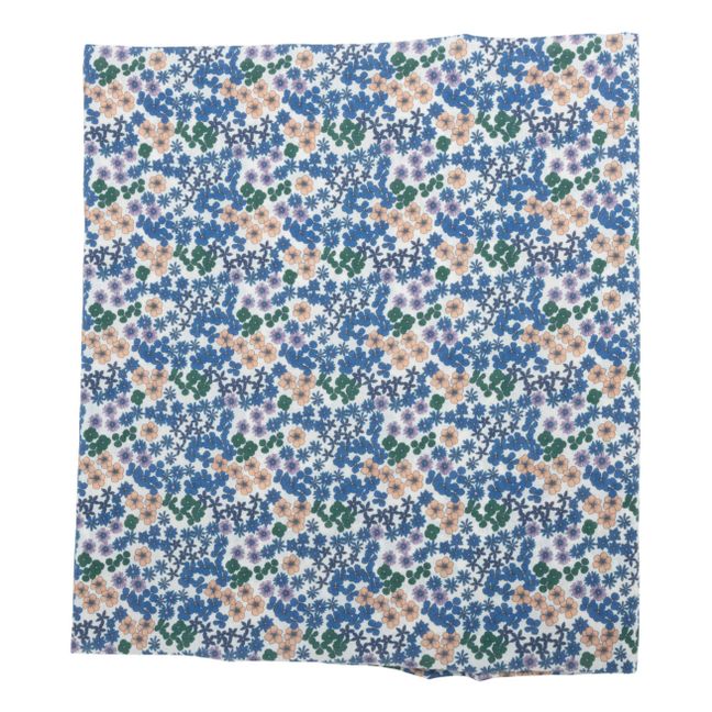 Paréo imprimé Flower | Bleu azur