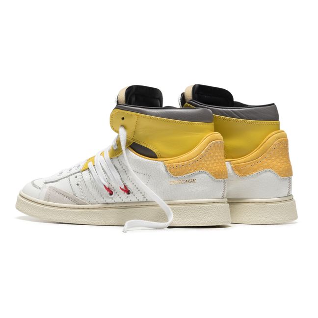 Baskets The Cage Dual | Jaune moutarde
