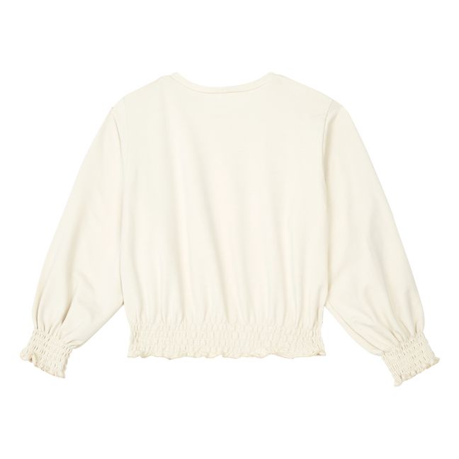 Sweat Cropped | Ecru