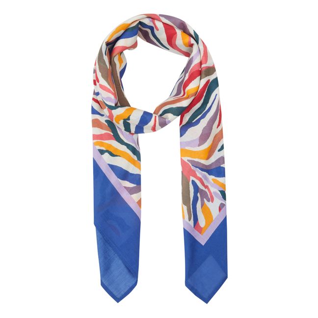 Emile Tiger Scarf | Blu