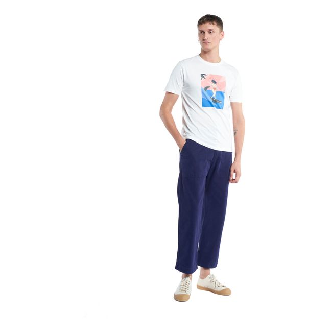 Crocosurf T-Shirt | Ecru