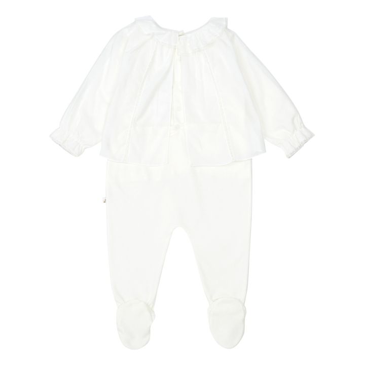 Breeze Pajamas T-Shirt + Pants | Ecru- Product image n°1