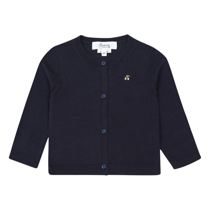 Cardigan | Bleu marine- Image produit n°0